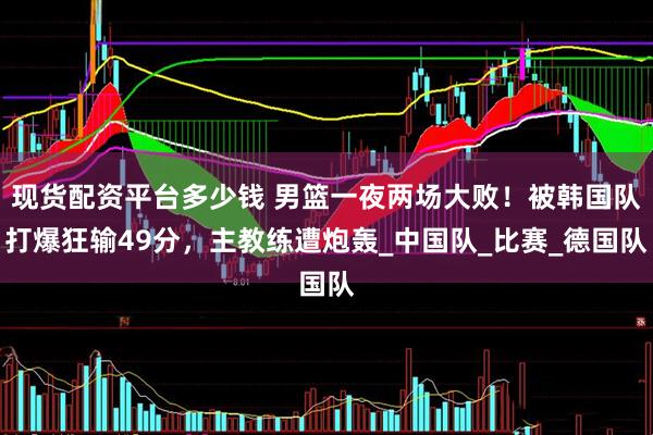 现货配资平台多少钱 男篮一夜两场大败！被韩国队打爆狂输49分，主教练遭炮轰_中国队_比赛_德国队